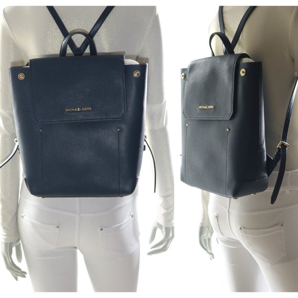Michael Kors Hayes Medium Backpack Navy/Dark Khaki main image 6